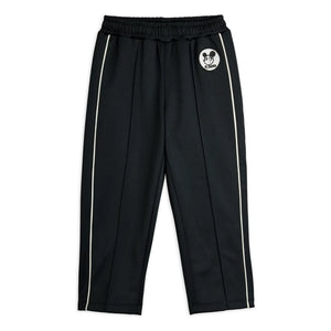 Mini Rodini - Pantalones de chándal con parche de fibra reciclada | Negro