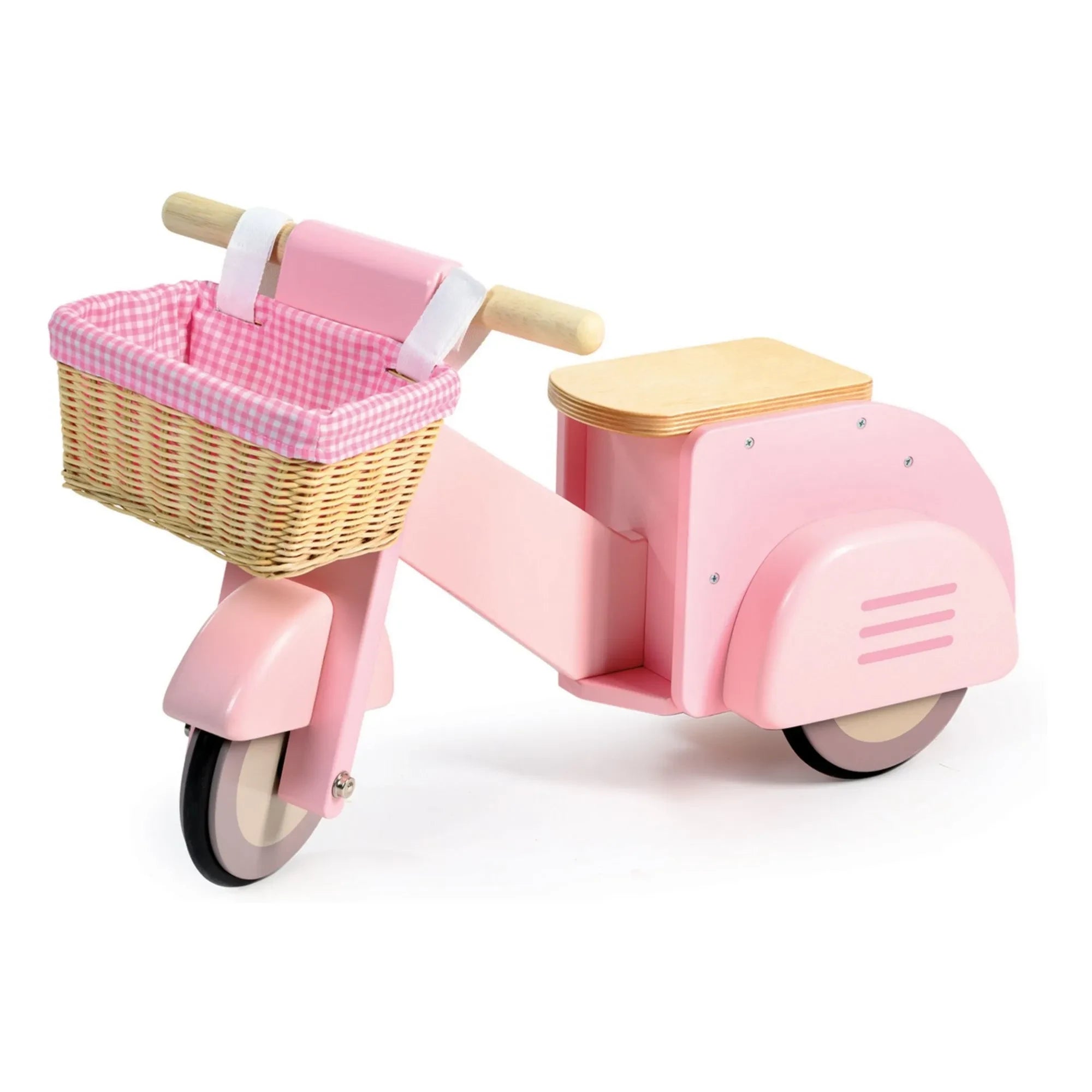 Tender Leaf Toys - Transportador de scooter con cesta