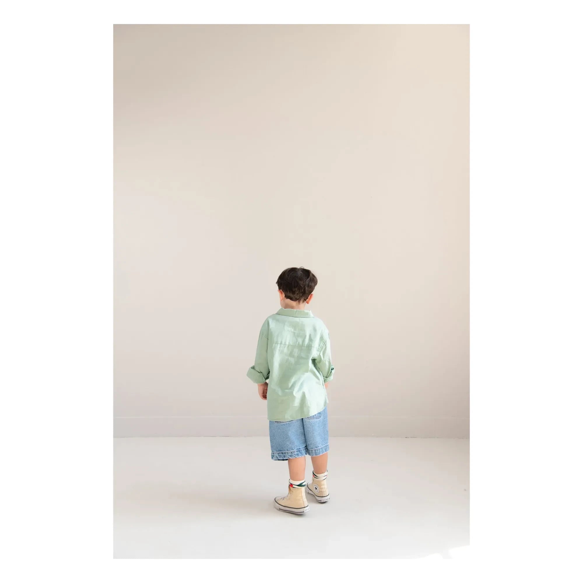 Jenest - Camisa de lino Lef | Verde almendra