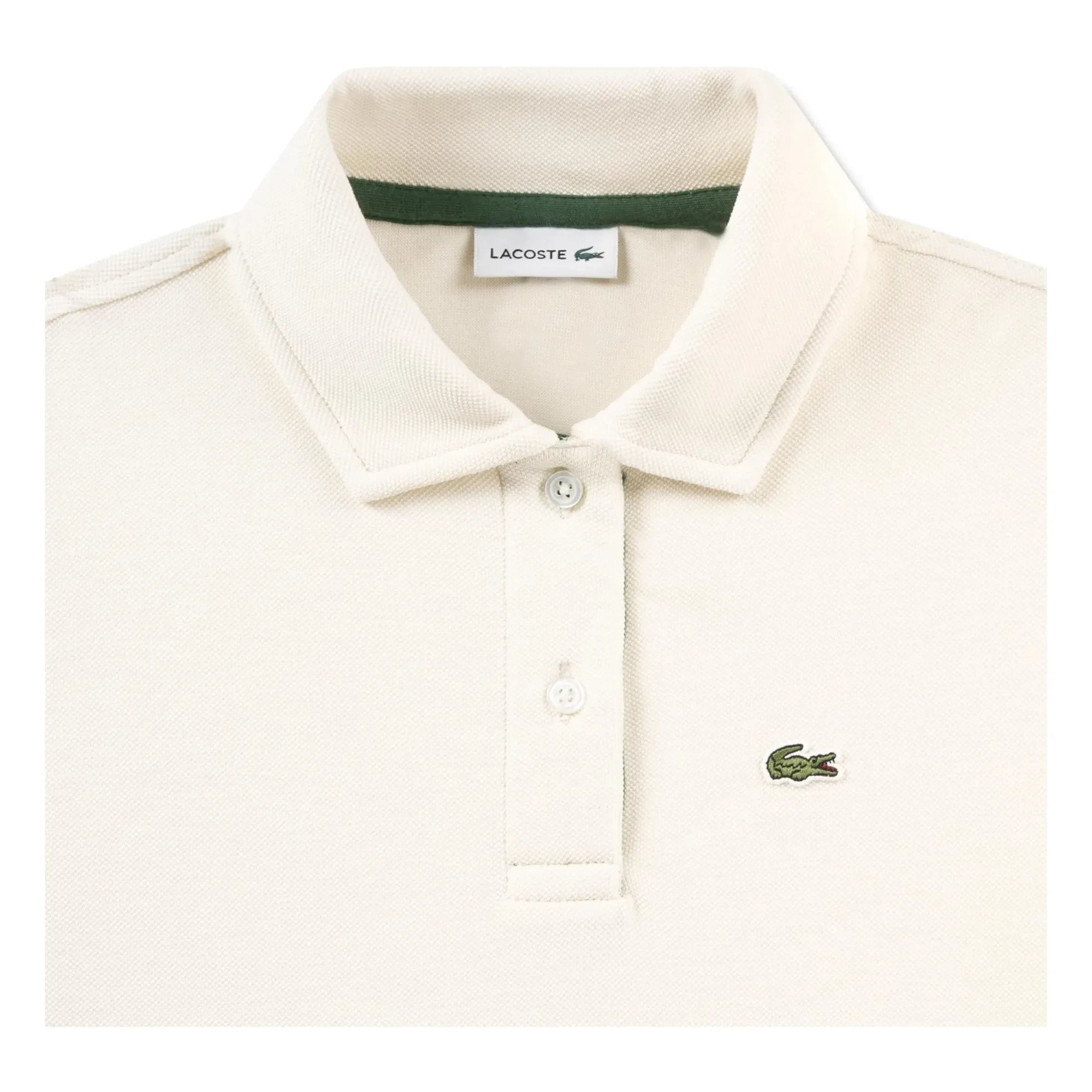 Lacoste - Polo orgánico con logo extragrande | Crudo