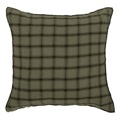 Le Monde Sauvage - Funda de almohada de lino lavado Highlands | Caqui
