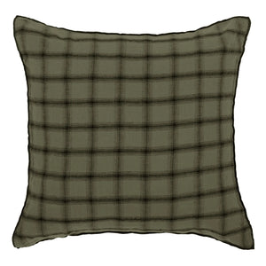 Le Monde Sauvage - Funda de almohada de lino lavado Highlands | Caqui
