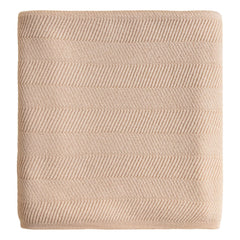 Manta de Lana Merino Hvid - Freddie | Beige