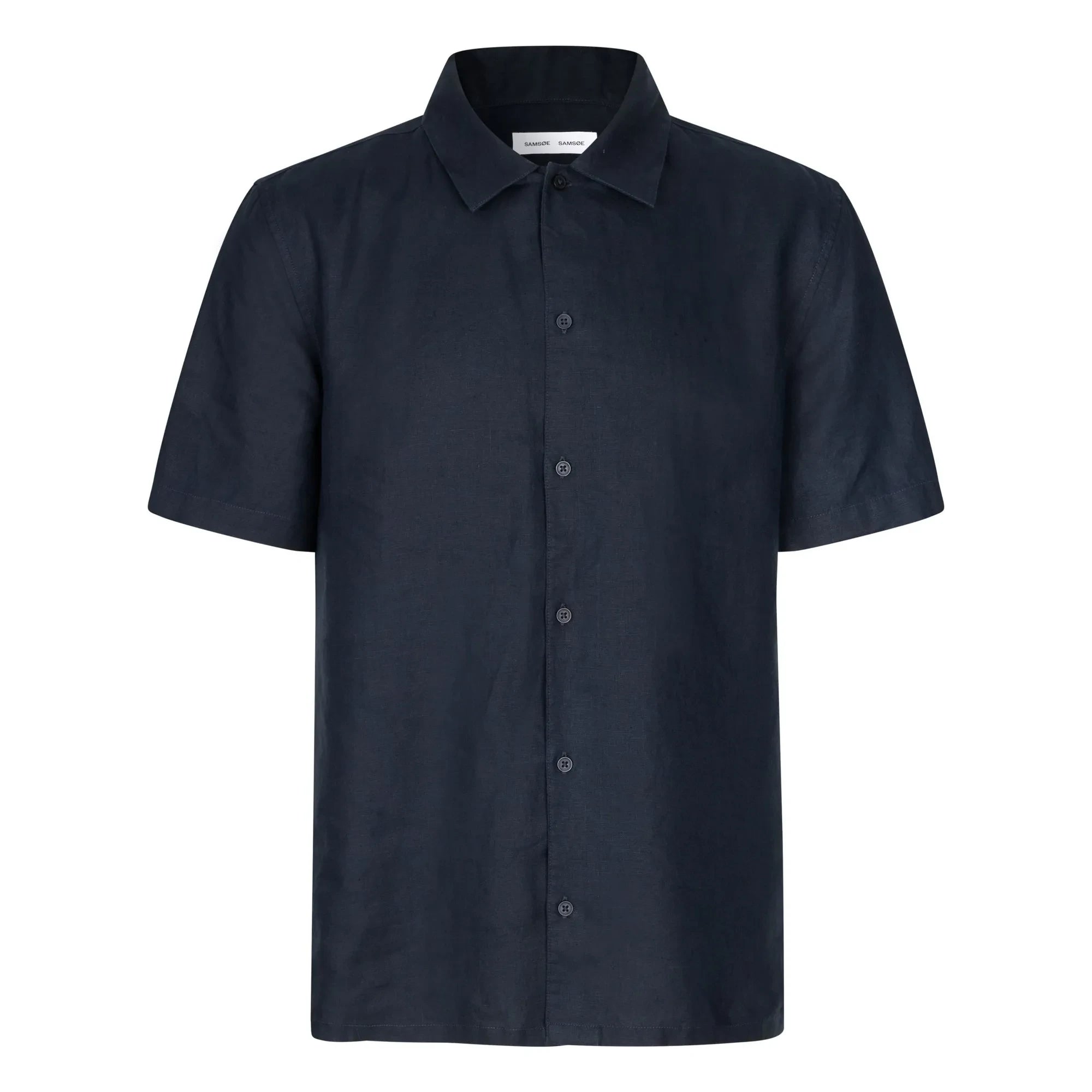 Samsoe Samsoe - Camisa de manga corta de algodón Avan JX | Azul marino