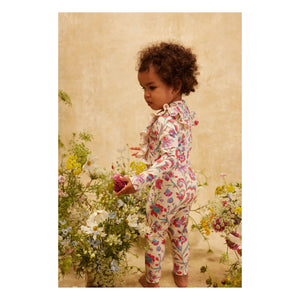 Louise Misha - Bañador Linette Fleurie Fibras Recicladas | Crema