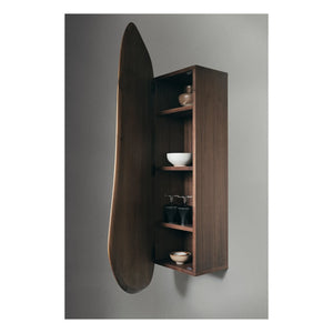 Ferm Living - Armario de pared Feve | Nogal