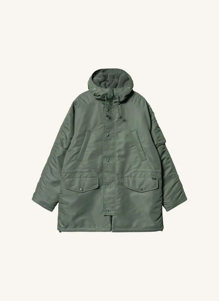 Carhartt WIP - Olten Capucha Parka | Verdigris
