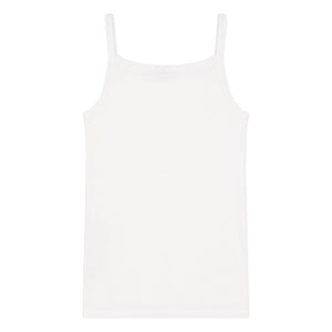 Petit Bateau - Camiseta de tirantes Cocotte de algodón orgánico | Blanco
