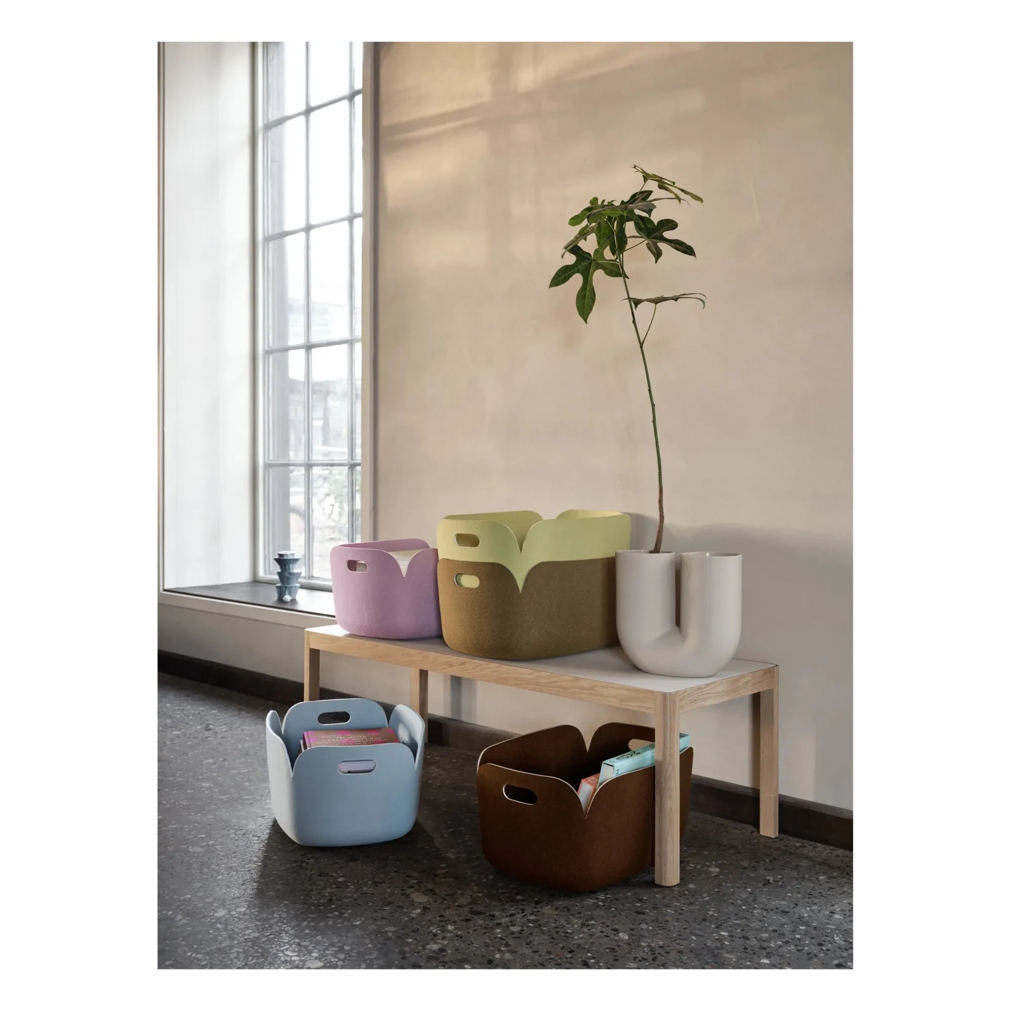 Muuto - Cesta de Almacenamiento Restore | Lila