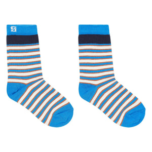 Smallable Kid - Calcetines de Rayas Malo | Azul