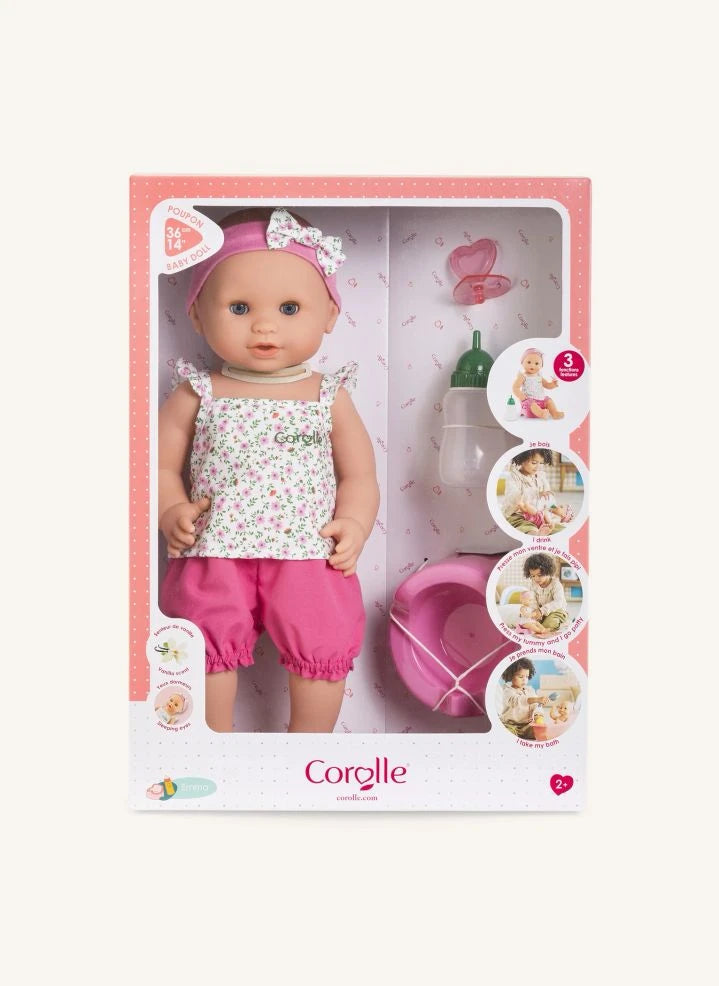 Corolle - Mi Gran Muñeca - Emma Está Aprendiendo a Ir al Baño | Rosa