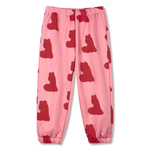Wynken - Penye Eşofman Altı Kalpler | Pembe