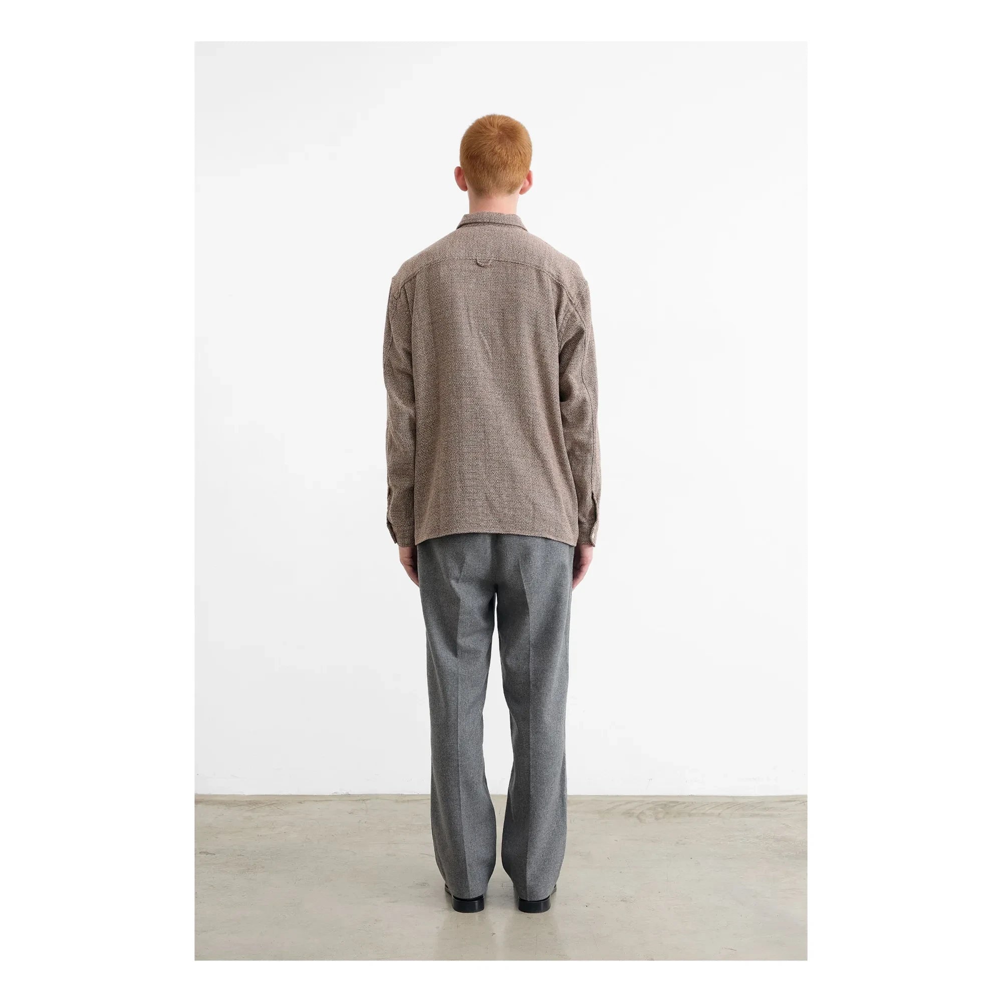 Edmmond Studios - Camisa Landscape difuminado | Gris jaspeado