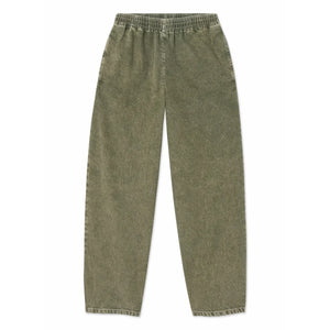 American Vintage - Pantalones de algodón carrot UZATOWN | Olive