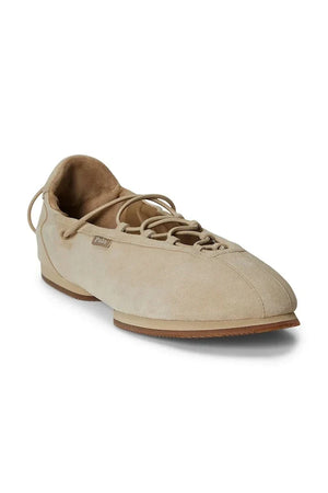 Polo Ralph Lauren Bailarinas de ante Ballerina Lace Up