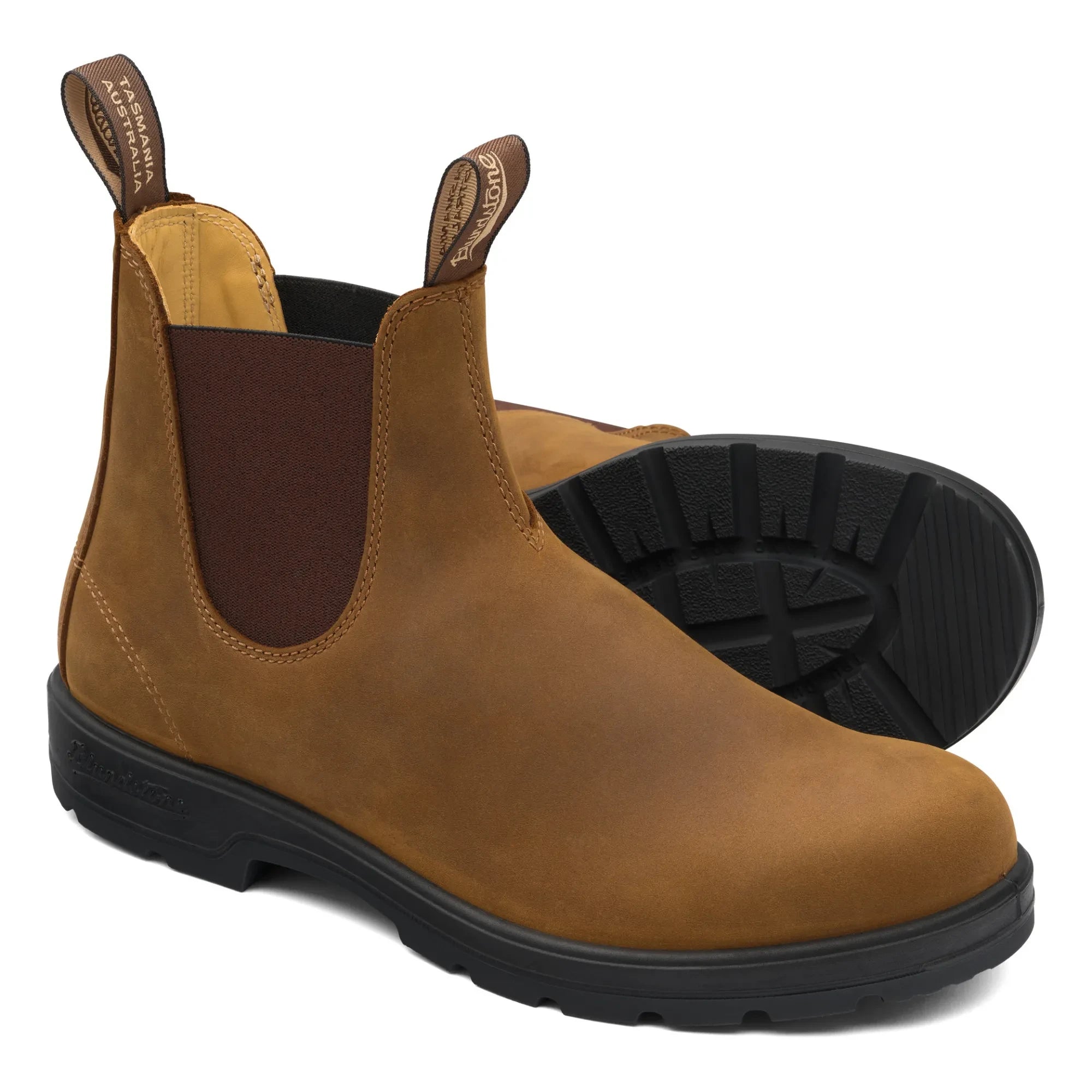 Blundstone - Botines Chelsea clásicos de nobuk - Colección adulto | Camel