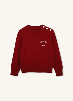 Zadig & Voltaire - Jersey con logo bordado en lana | Burdeos