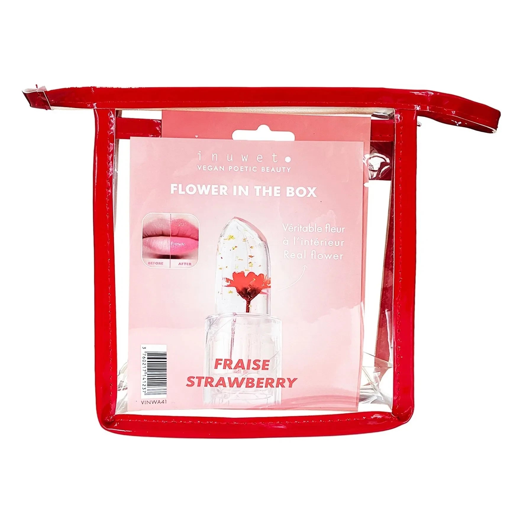 Inuwet - Estuche para lápices Berry | Rojo