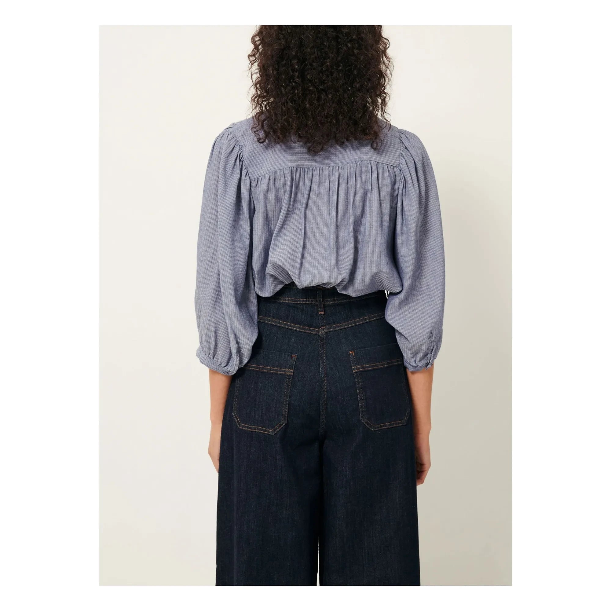 Sessùn - Blusa de línea A | Azul