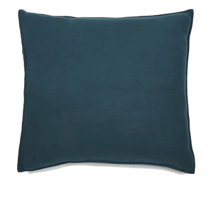 Haomy - Funda de almohada de voile de algodón | Azul de Prusia