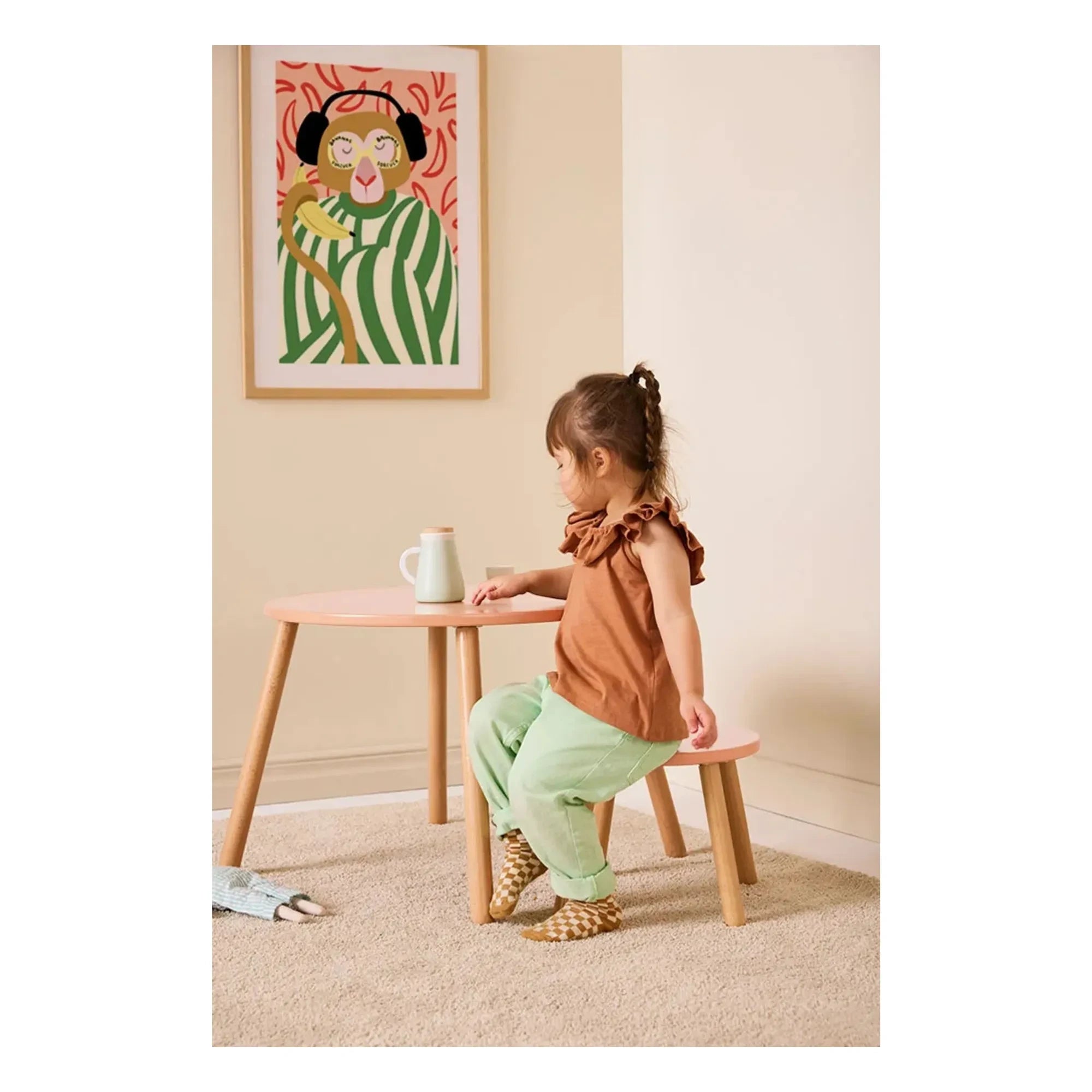 Kid's Concept - Conjunto de mesa y taburetes