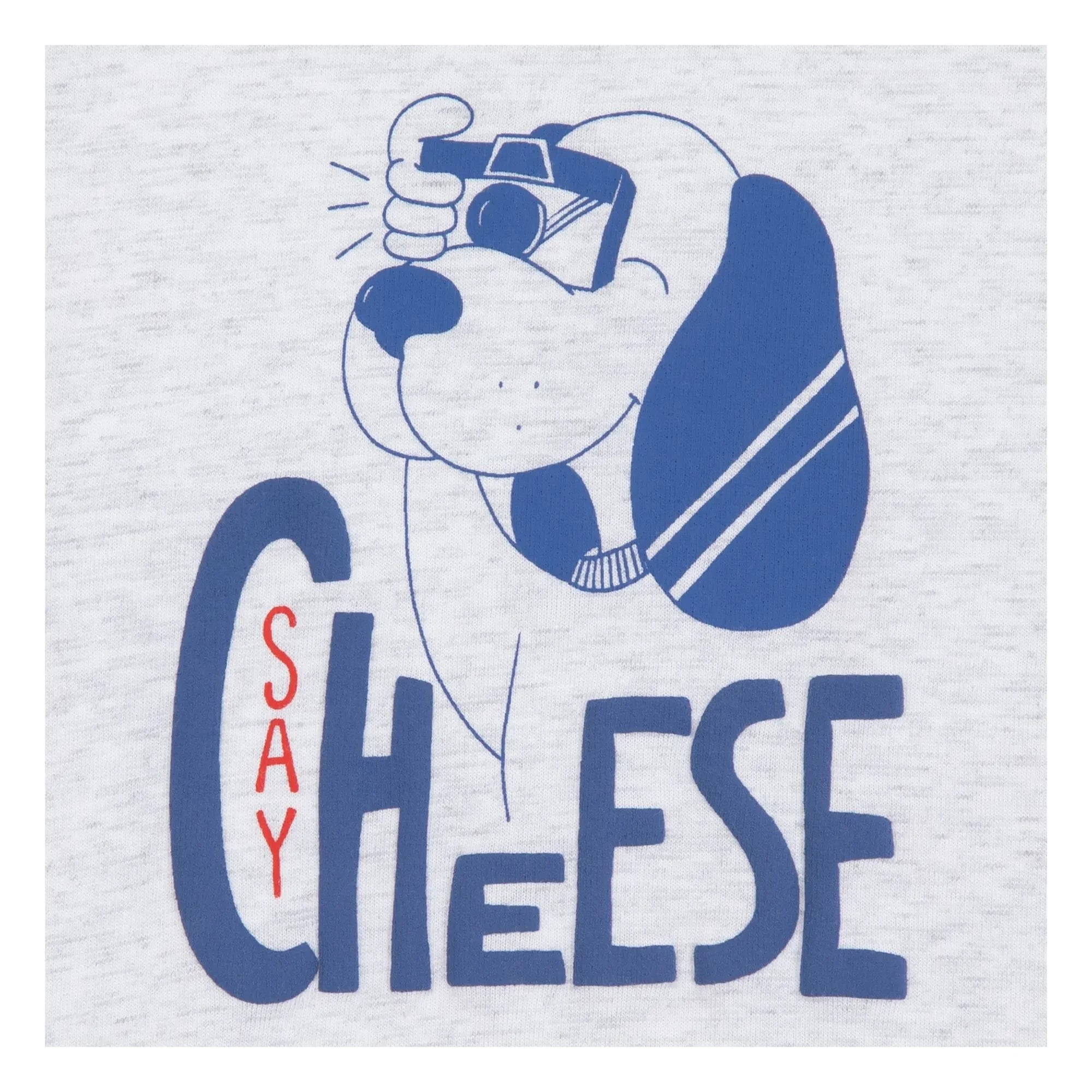 Bonton - Livo Say Cheese Camiseta de lunares | Gris
