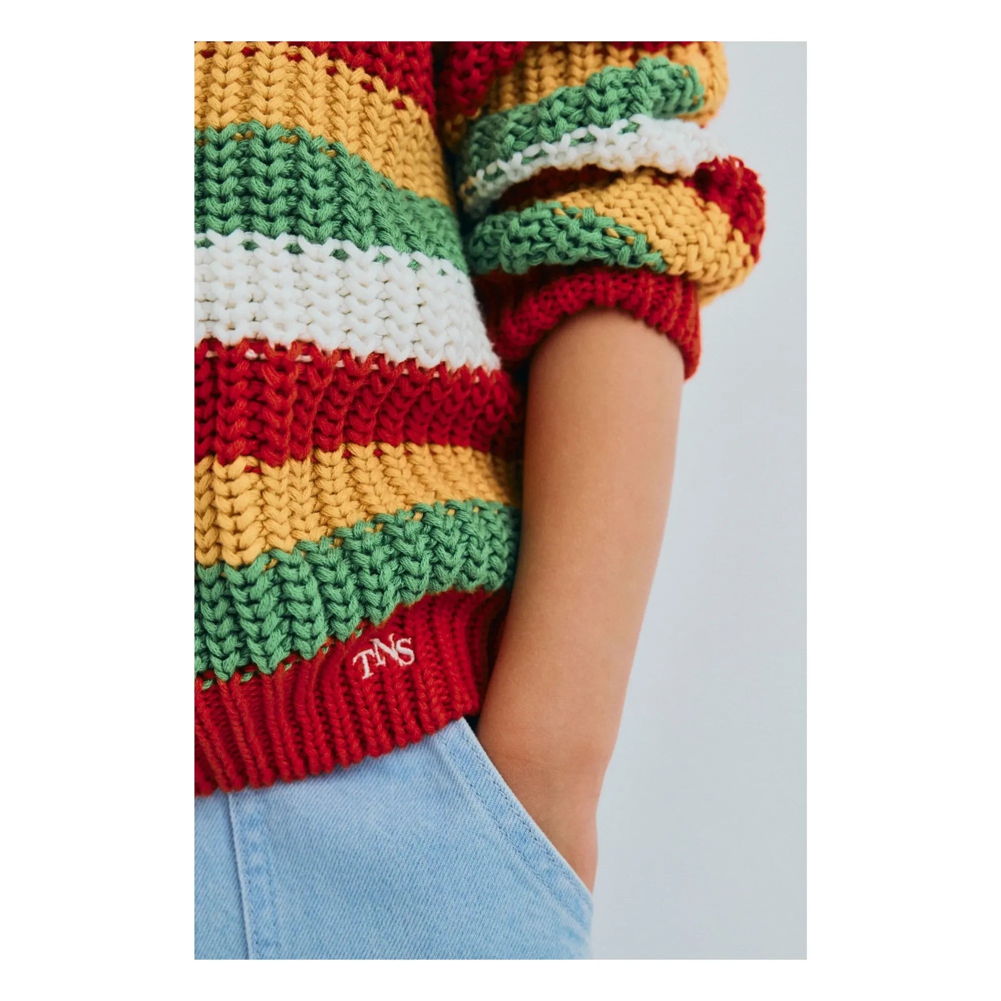 the new society - Lantana Jersey a Rayas | Rojo