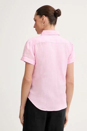 Polo Ralph Lauren Camisa de lino para mujer PD LINEN-WVN-SHIRT