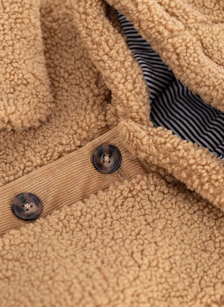Petit Bateau - Sherpa Kulaklı Kaban | Bej