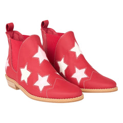 Stella McCartney Kids - Kırmızı yıldız botlar