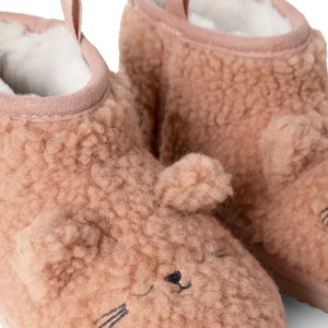 Liewood - Botas estilo sherpa Alban con estampado de gato hechas de fibras recicladas | Rosa