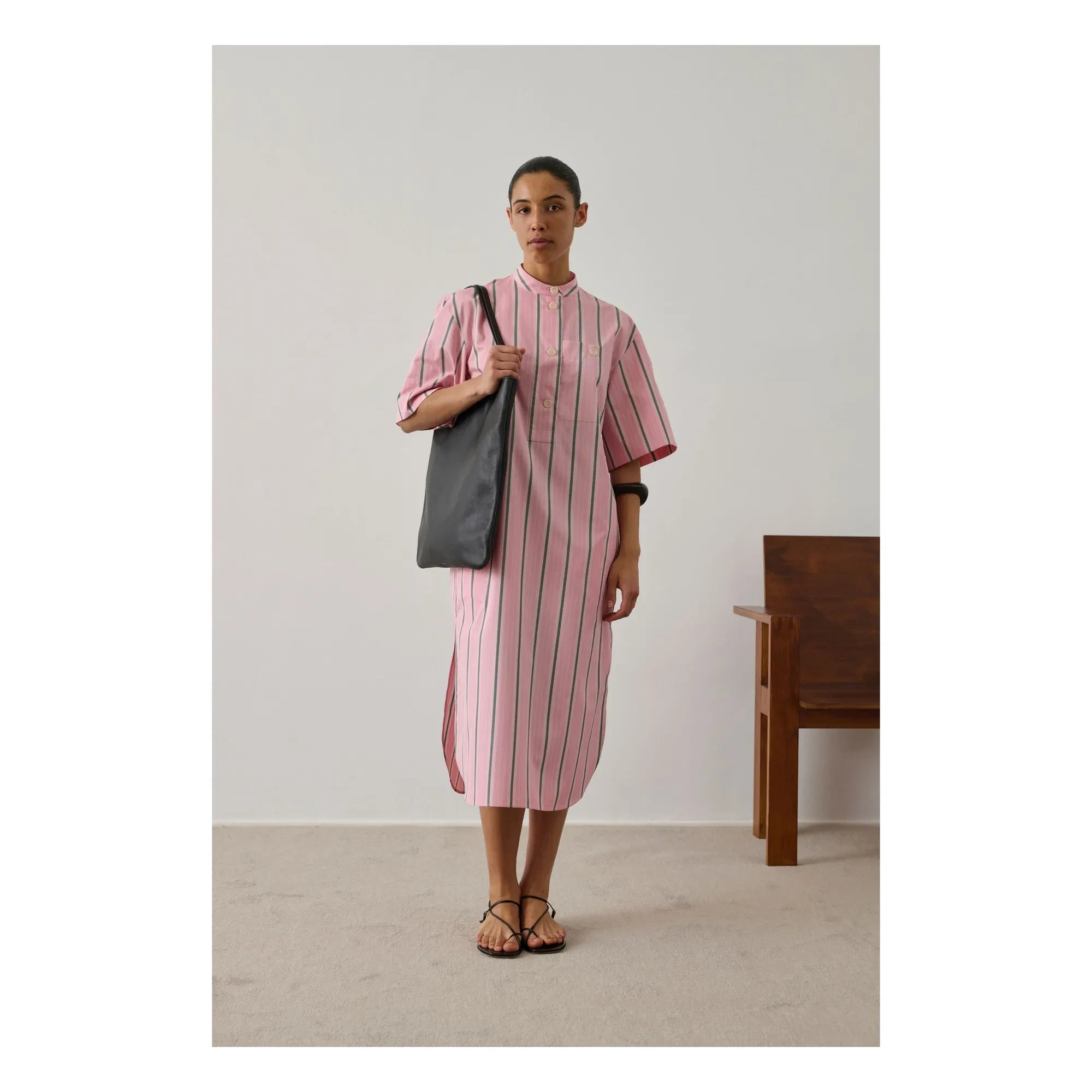 Soeur - Vestido de algodón Ilya | Rosa