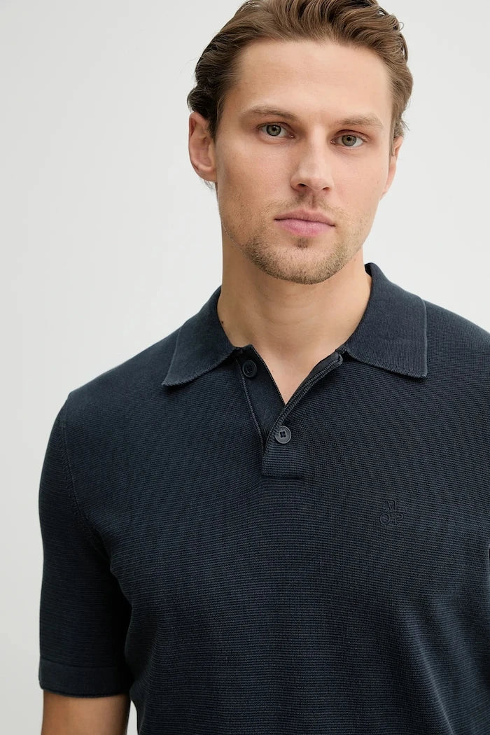 Camiseta de algodón con cuello Marc O'Polo