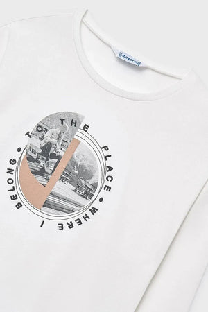 Blusa de manga larga Mayoral para niña