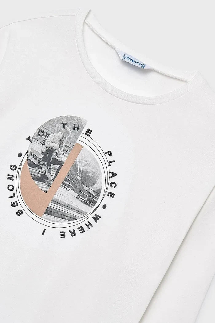 Blusa de manga larga Mayoral para niña