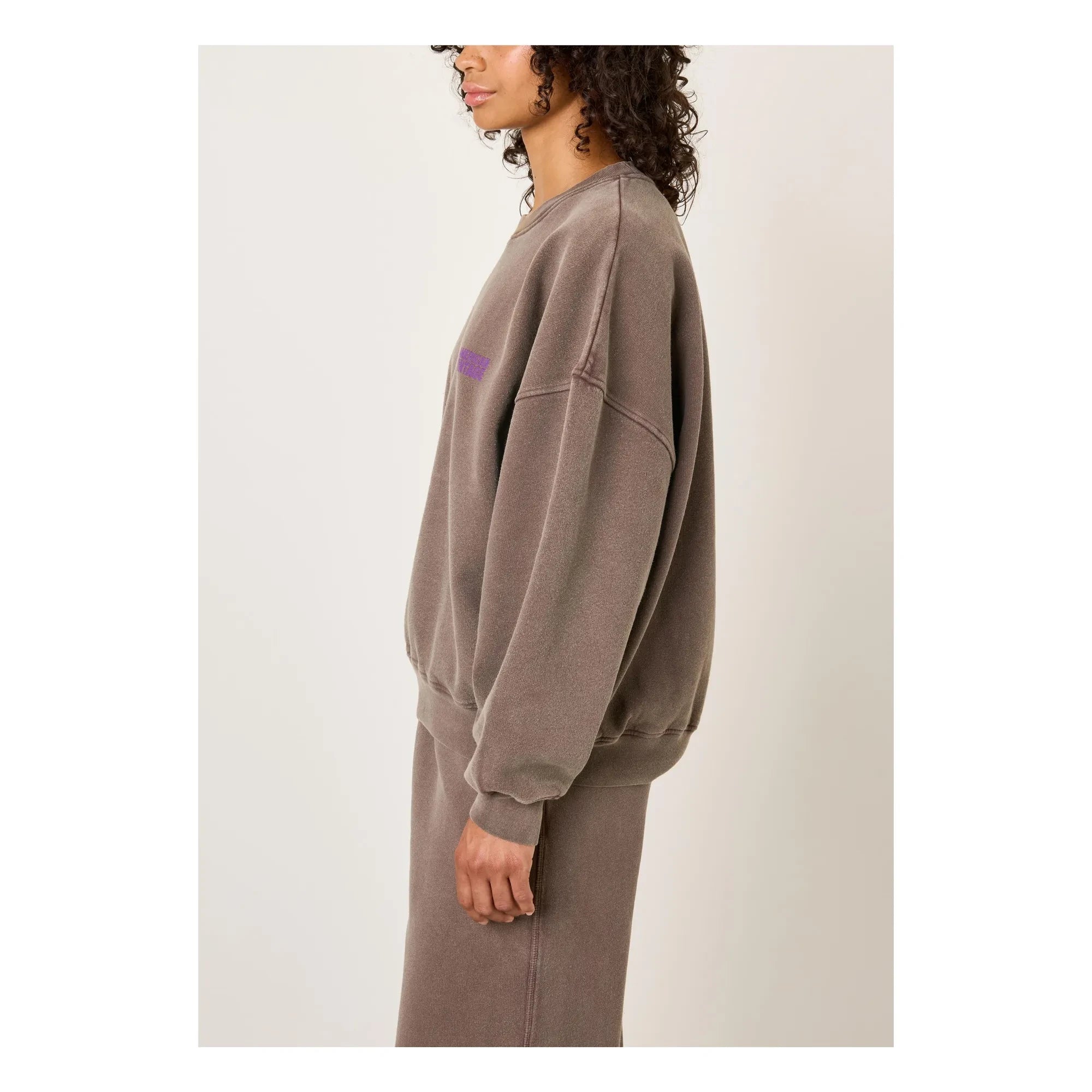 American Vintage - Sudadera de algodón Plizzy | Marrón