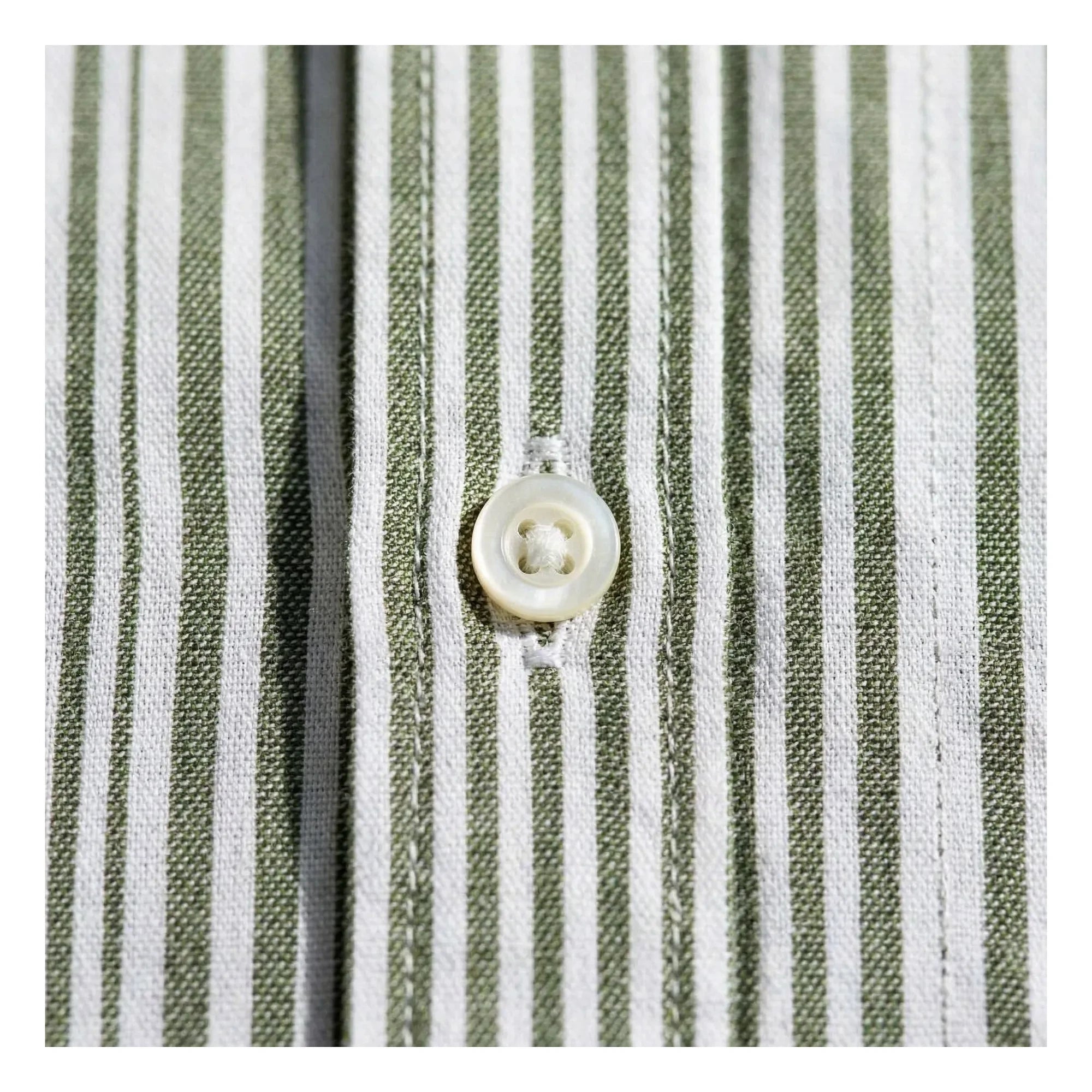 Smallable Man - Camisa a rayas Zola | Verde bosque