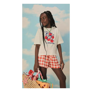 Fábula - Shorts Vichy | Rojo