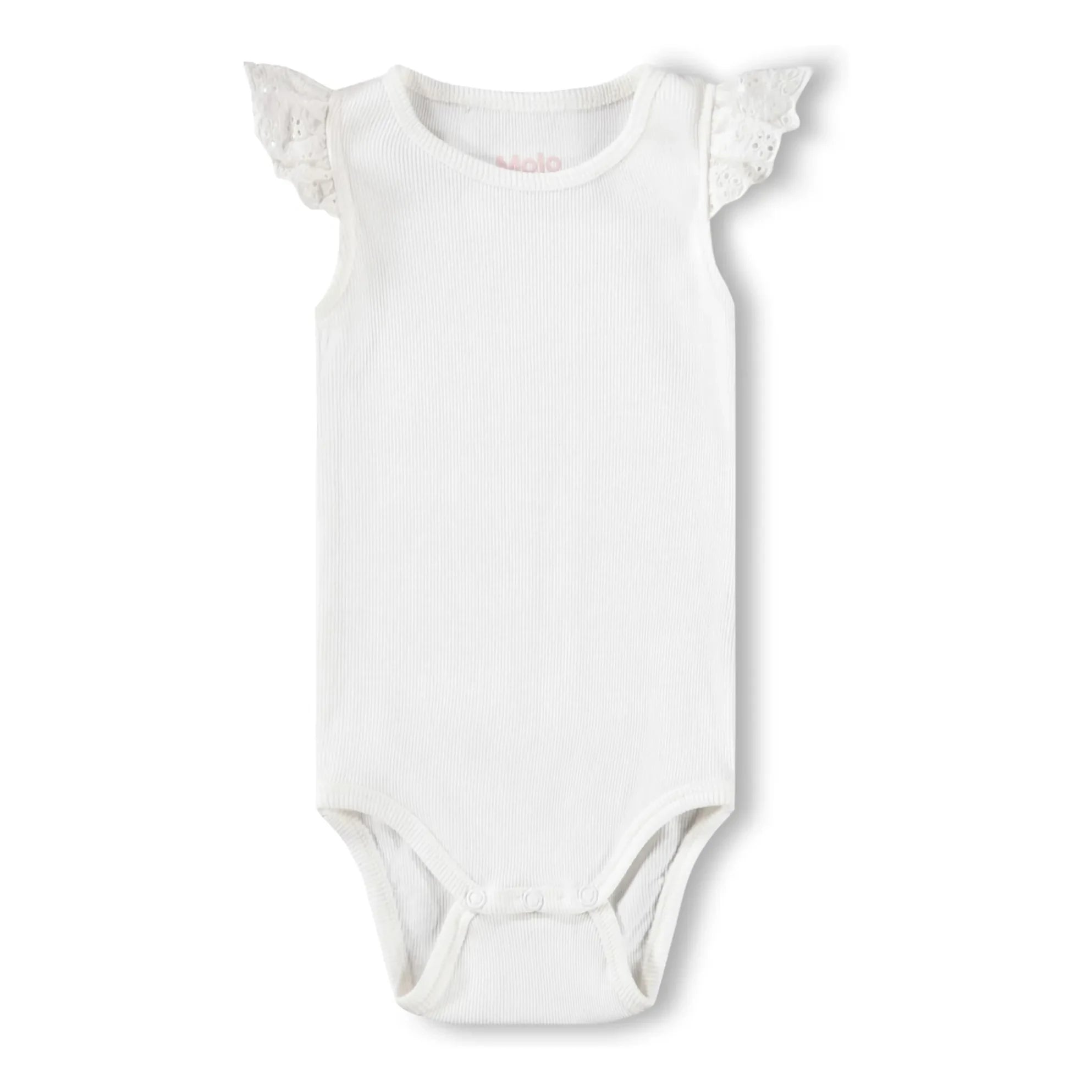 Molo - Body de algodón orgánico Flair | Blanco