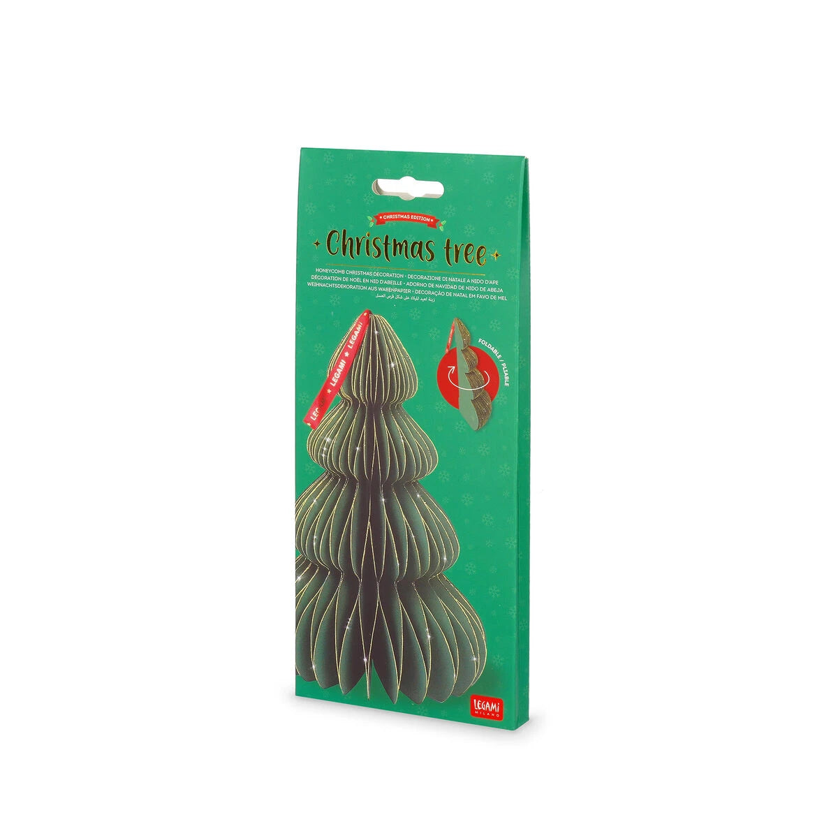 Legami - Decoración de Navidad en Panal - Árbol de Navidad