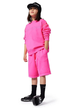 Shorts cortos de algodón para niños de Marc Jacobs