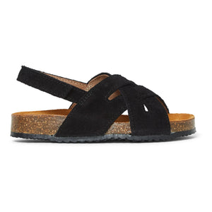 Pèpè - Sandalias trenzadas de ante sueco - Two Con Me | Negro