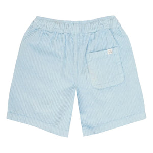 Jenest - Hug Shorts de Terciopelo de Algodón Orgánico | Azul claro