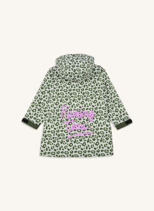 Hello Hossy - Chubasquero de leopardo | Verde