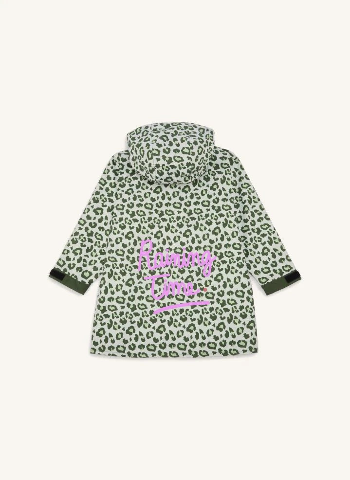 Hello Hossy - Chubasquero de leopardo | Verde