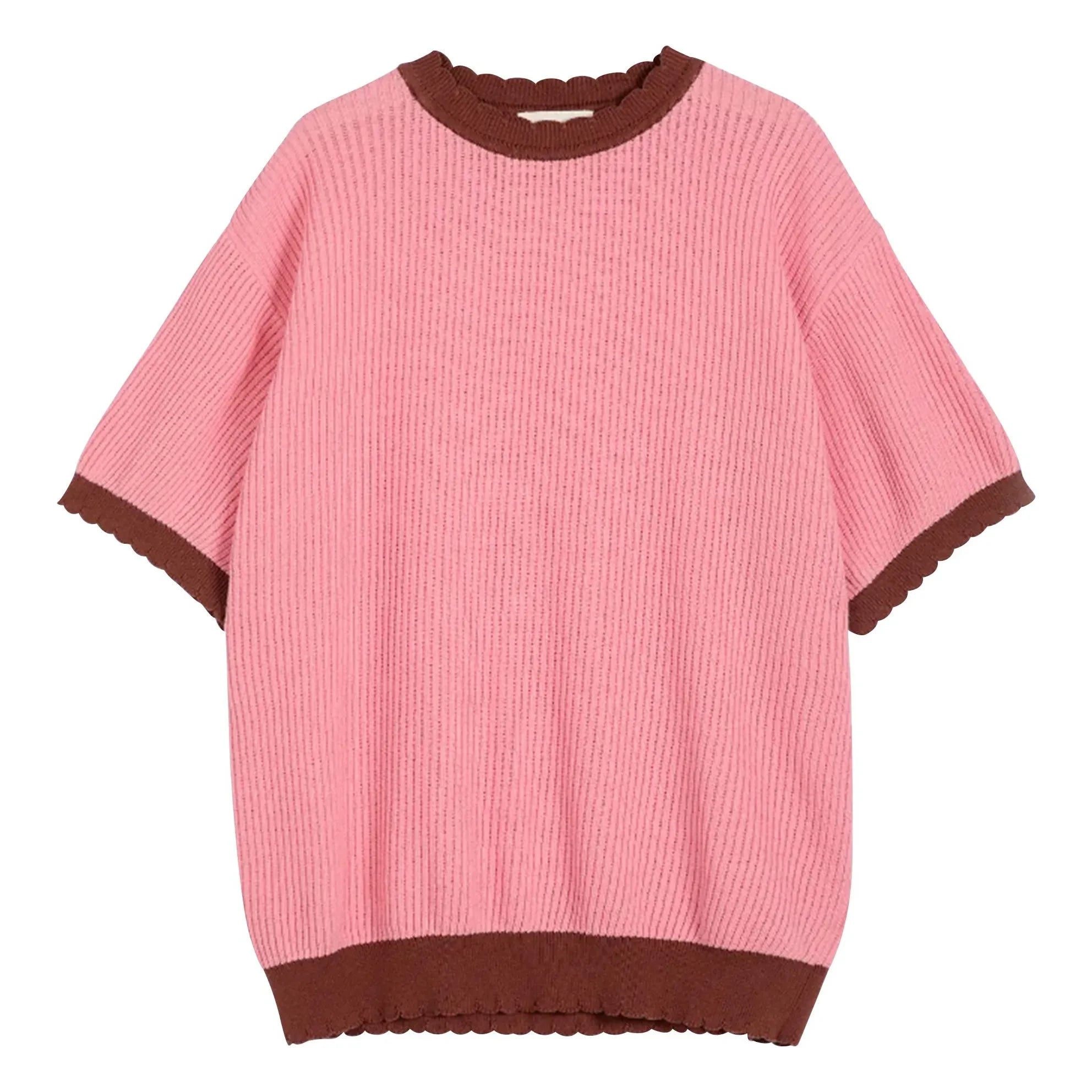 Bobo Choses - Jersey calado de algodón orgánico | Rosa