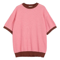 Bobo Choses - Jersey calado de algodón orgánico | Rosa