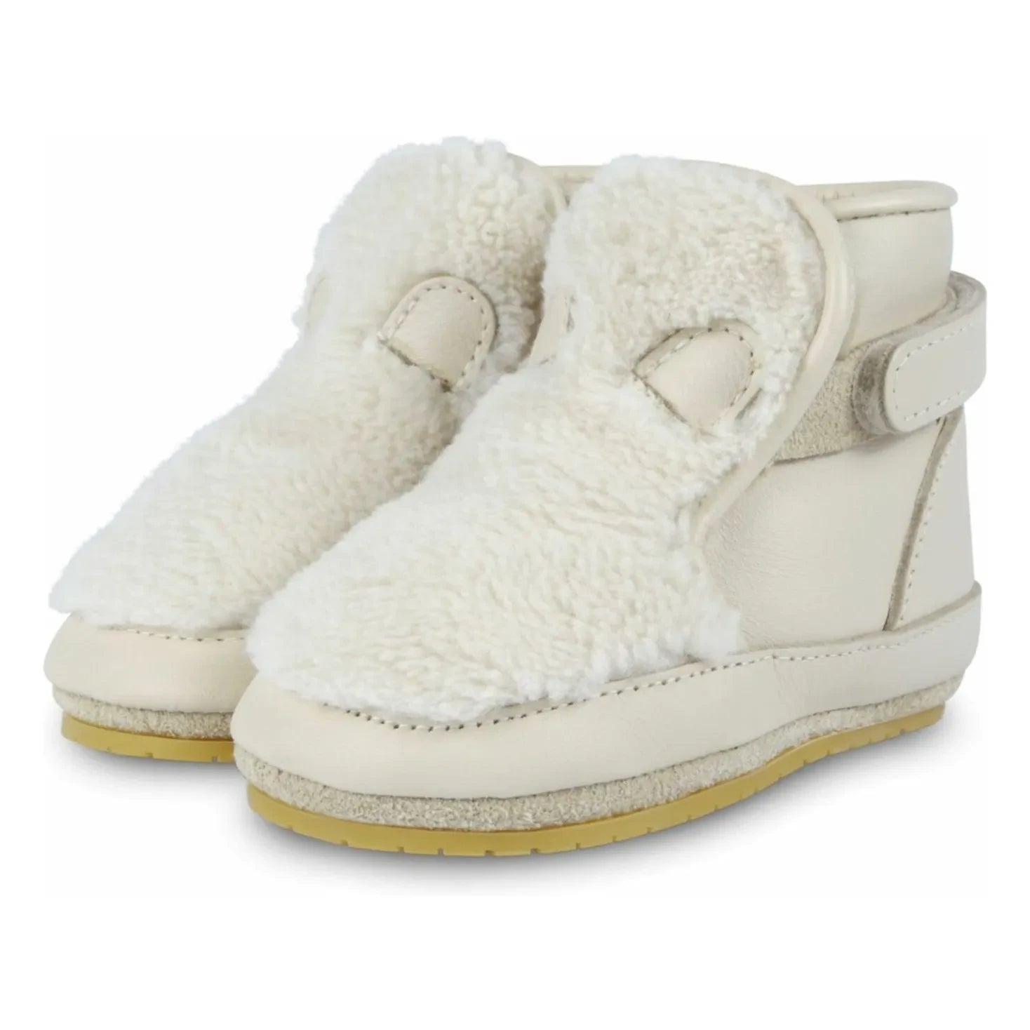 Donsje - Zapatillas Richy de forro polar | Crudo