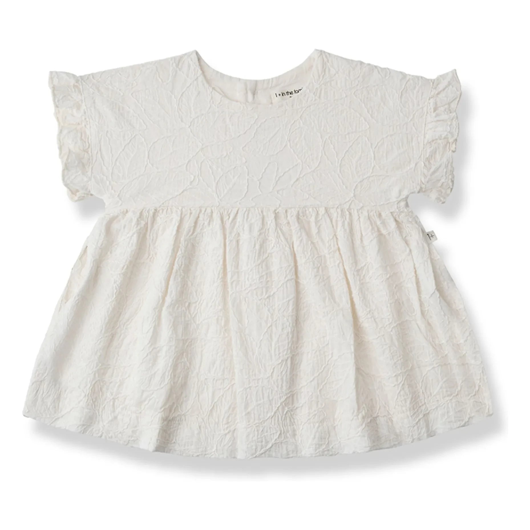 1+ in the family - Vestido bordado Satuna | Blanco