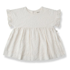 1+ in the family - Vestido bordado Satuna | Blanco